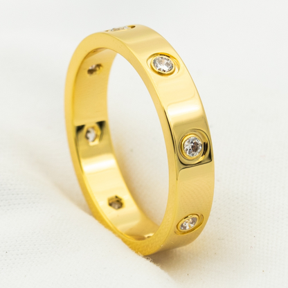 [⭐Corinne]LOVE RING 3.6MM 8 DIAMONDS