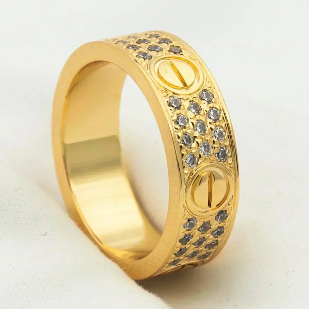 [⭐Corinne]LOVE RING 5.5MM DIAMONDS PAVED