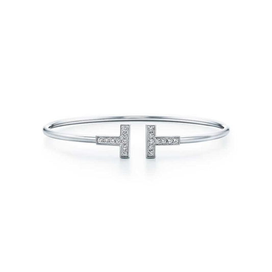 [Corinne]T BRACELET 1.8MM DIAMOND SILVER