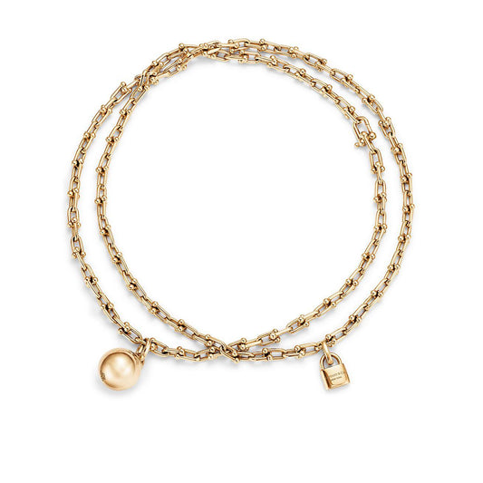 [Corinne]HARDWEAR WRAP NECKLACE
