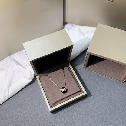 [⭐Corinne]JEUX DE PINK GOLD DIAMOND NECKLACE
