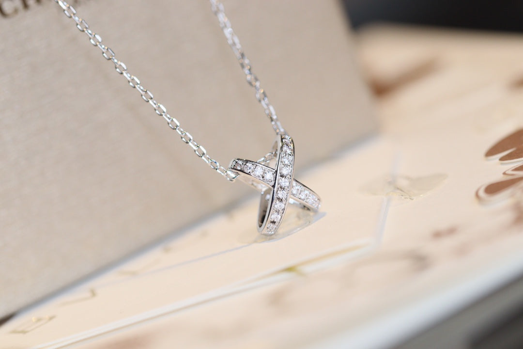 [⭐Corinne]JEUX DE DIAMOND NECKLACE