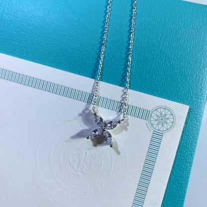 [Corinne]PLATINUM AND DIAMOND VICTORIA PENDANT NECKLACE