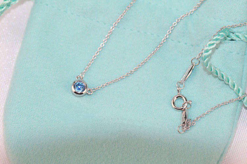 [Corinne]ELSA PERETTI SERIES SINGLE DIAMOND SIMPLE NECKLACE