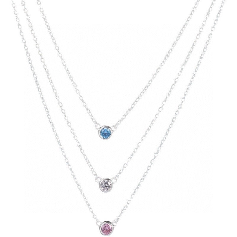 [Corinne]ELSA PERETTI SERIES SINGLE DIAMOND SIMPLE NECKLACE