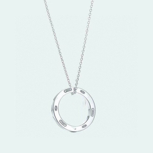 [Corinne]SINGLE RING NECKLACE CHAIN LENGTH