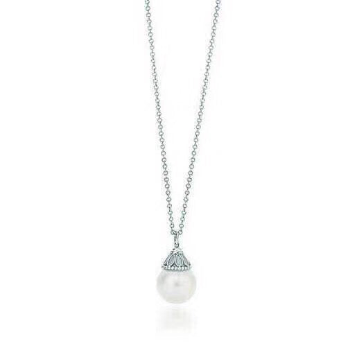 [Corinne]PEARL PENDANT GATSBY ZIEGFELD PEARL SILVER NECKLACE