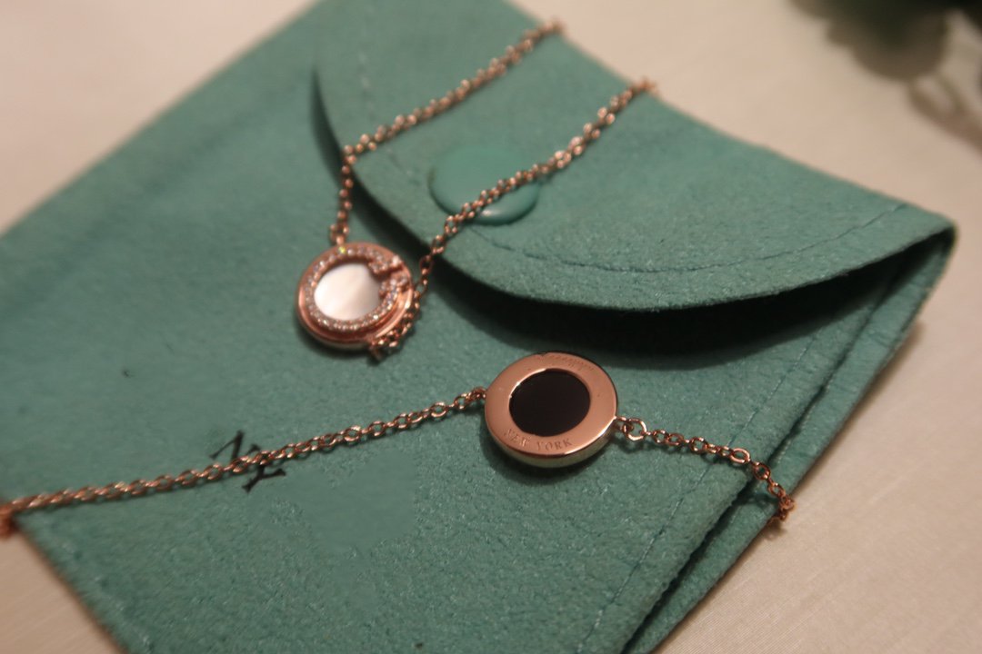 [Corinne]DIAMOND CIRCLE PINK GOLD BRACELET
