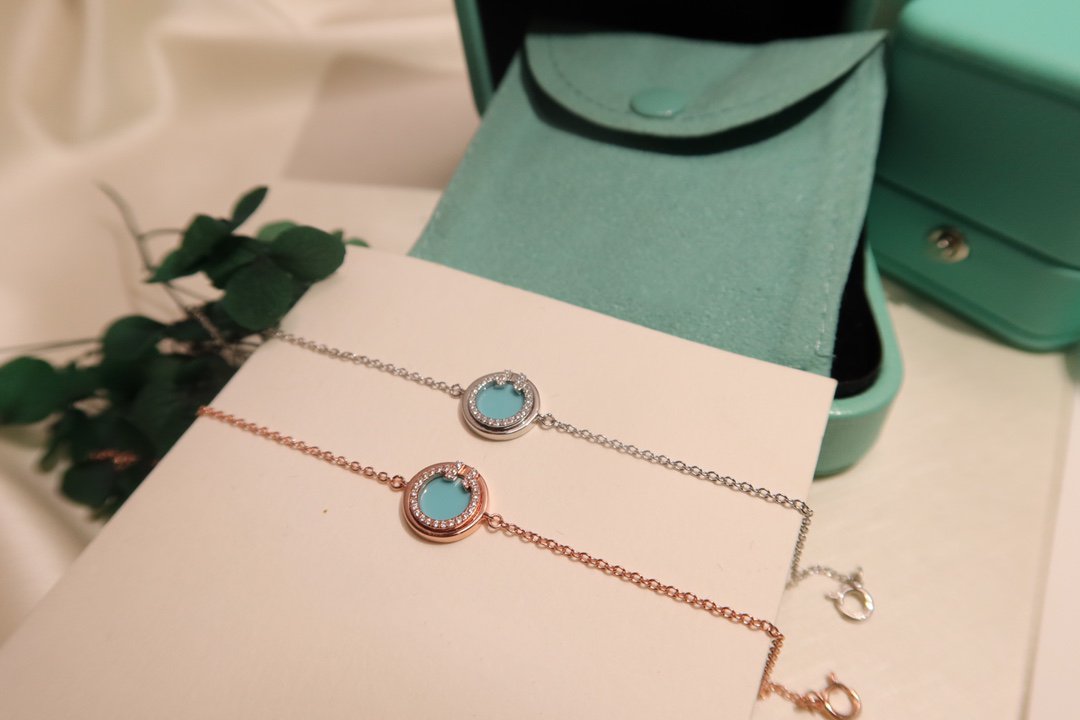 [Corinne]DIAMOND CIRCLE PINK GOLD BRACELET