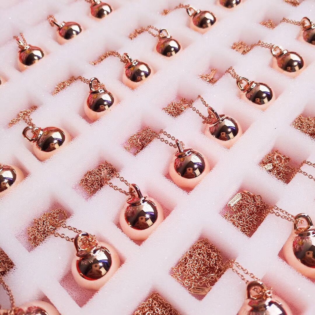 [Corinne]HARDWEAR PENDENTIF BALL ROSE NECKLACE