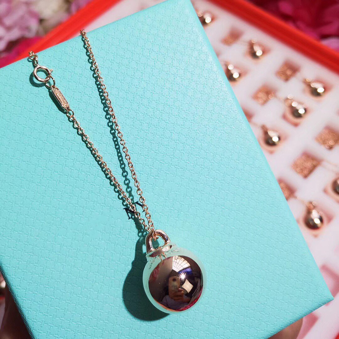 [Corinne]HARDWEAR PENDENTIF BALL ROSE NECKLACE