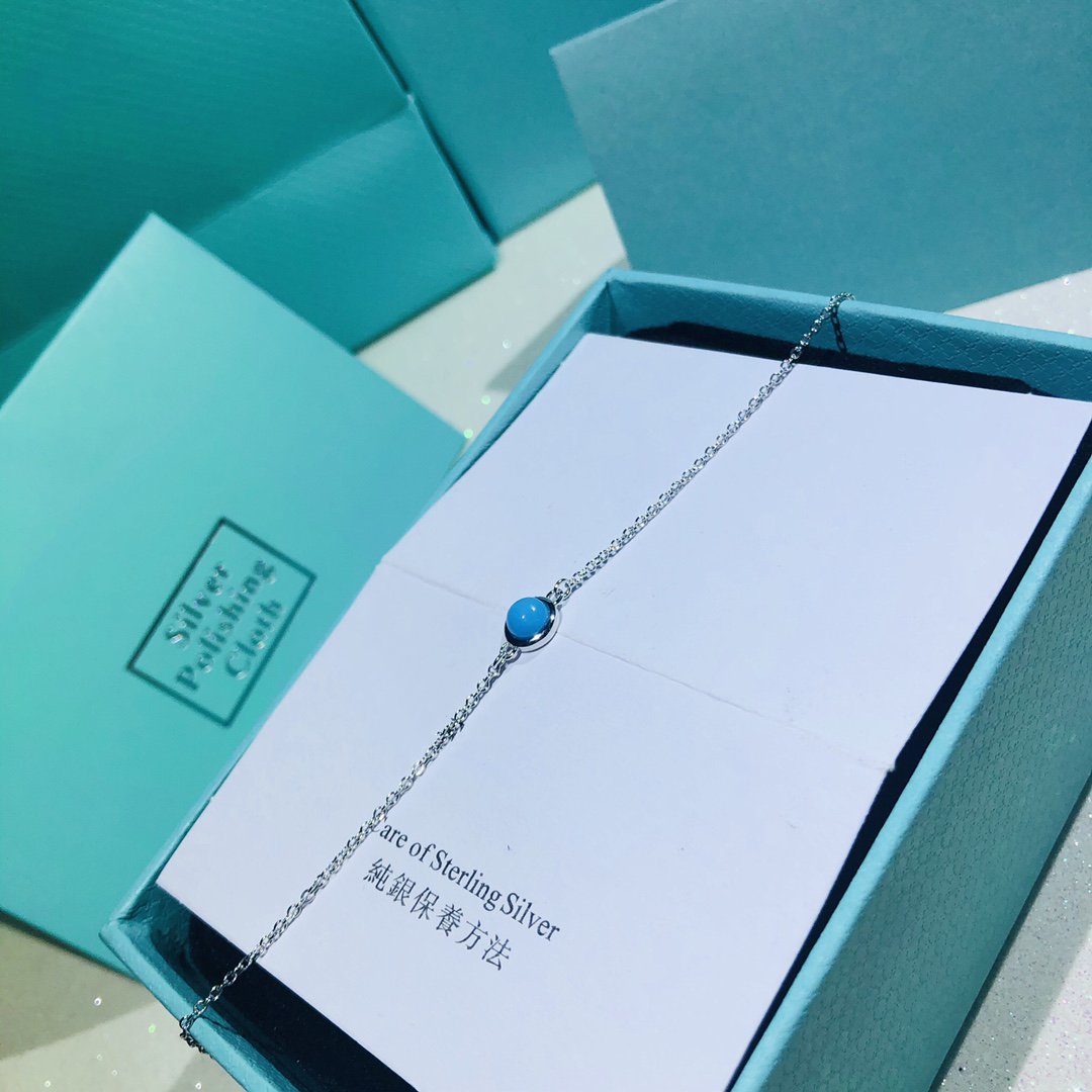 [Corinne]YARD TURQUOISE NECKLACE SILVER