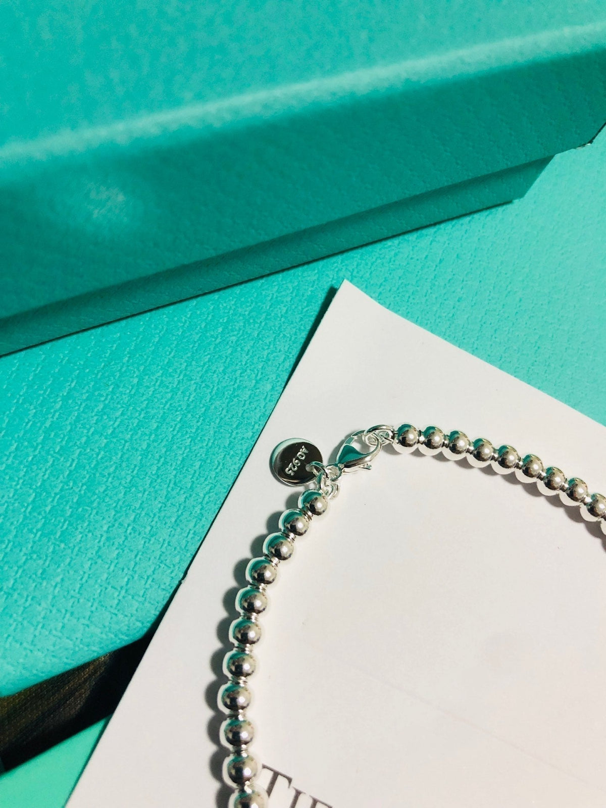 [Corinne]LOVE TIFFANY RED HEART TAG BEAD BRACELET