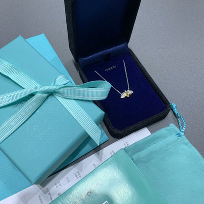 [Corinne]PAPER FLOWERS YELLOW DIAMOND FIREFLY PENDANT