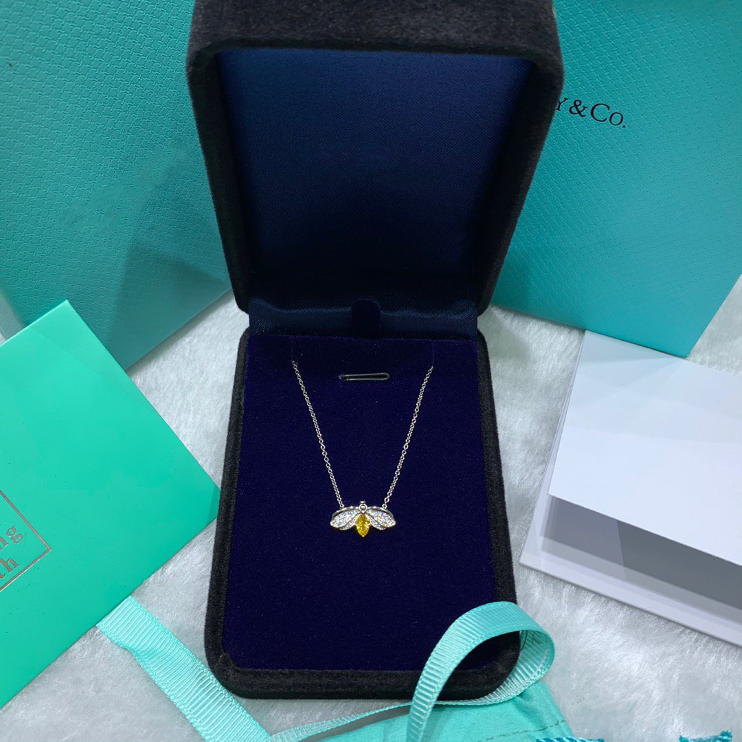 [Corinne]PAPER FLOWERS YELLOW DIAMOND FIREFLY PENDANT