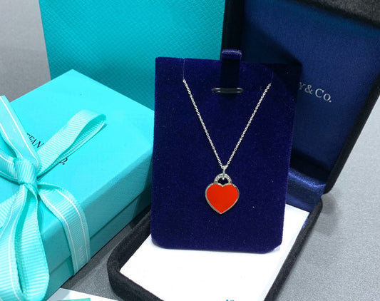 [Corinne]RED HEART NECKLACE & BRACELET MATERIAL