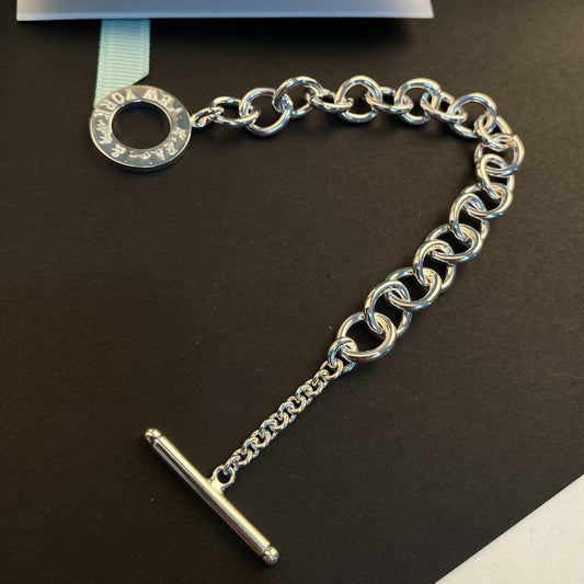 [Corinne]TOGGLE TAG BRACELET SILVER