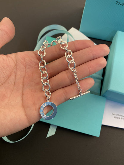 [Corinne]TOGGLE TAG BRACELET SILVER