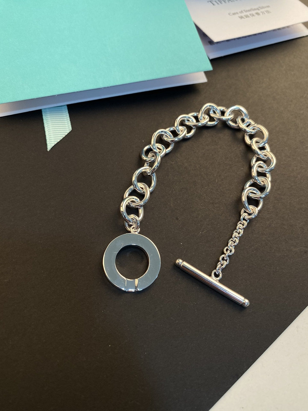 [Corinne]TOGGLE TAG BRACELET SILVER
