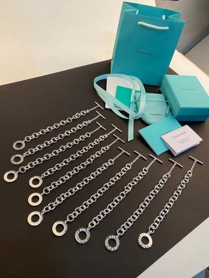 [Corinne]TOGGLE TAG BRACELET SILVER