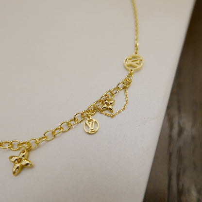 [⭐Corinne]BLOOMING SUPPLE NECKLACE BRASS