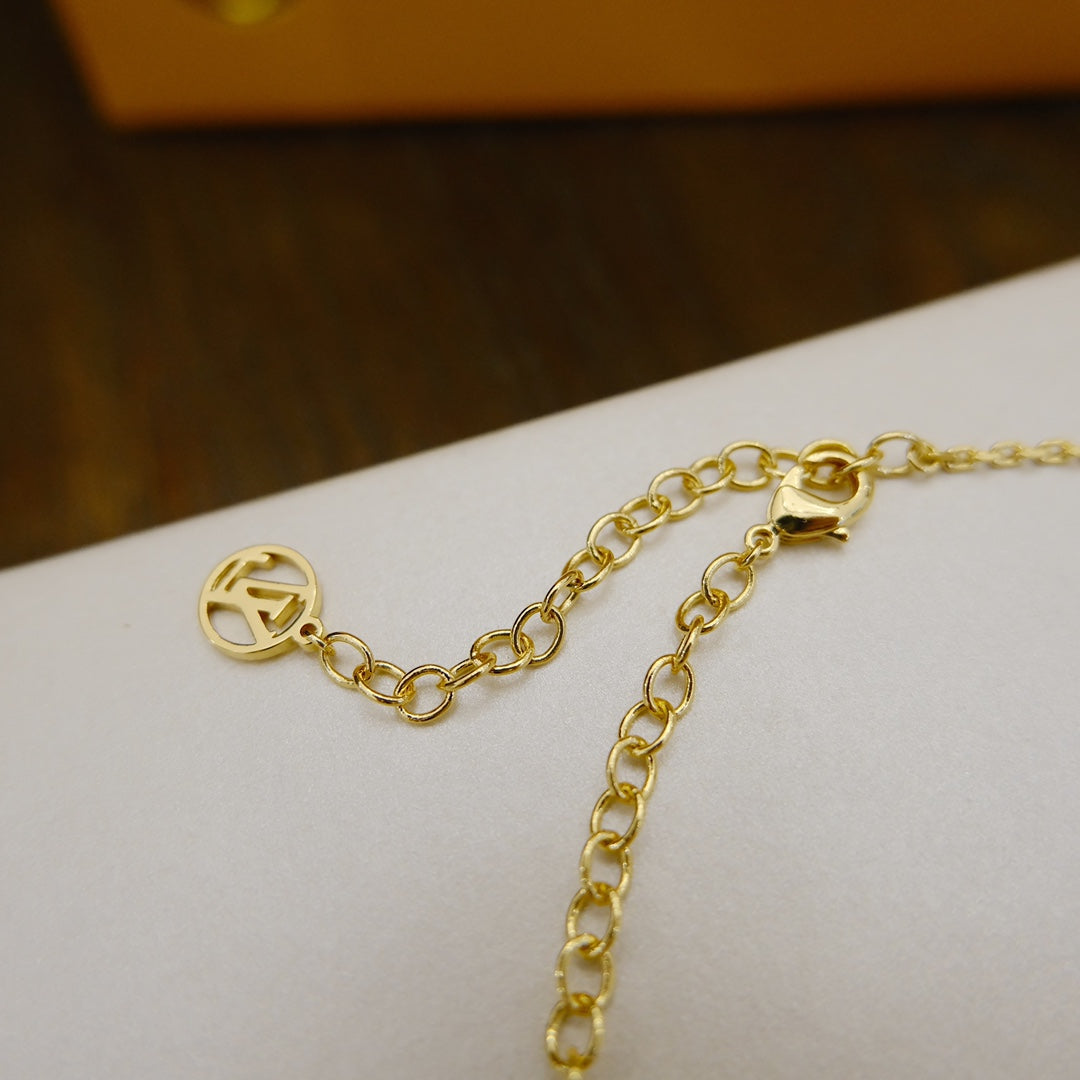 [⭐Corinne]BLOOMING SUPPLE NECKLACE BRASS