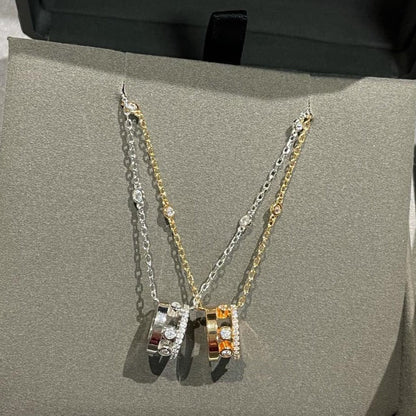 [⭐Corinne]CHAIN MOVE ROMANE PEDAND NECKLACE