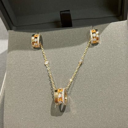 [⭐Corinne]CHAIN MOVE ROMANE PEDAND NECKLACE