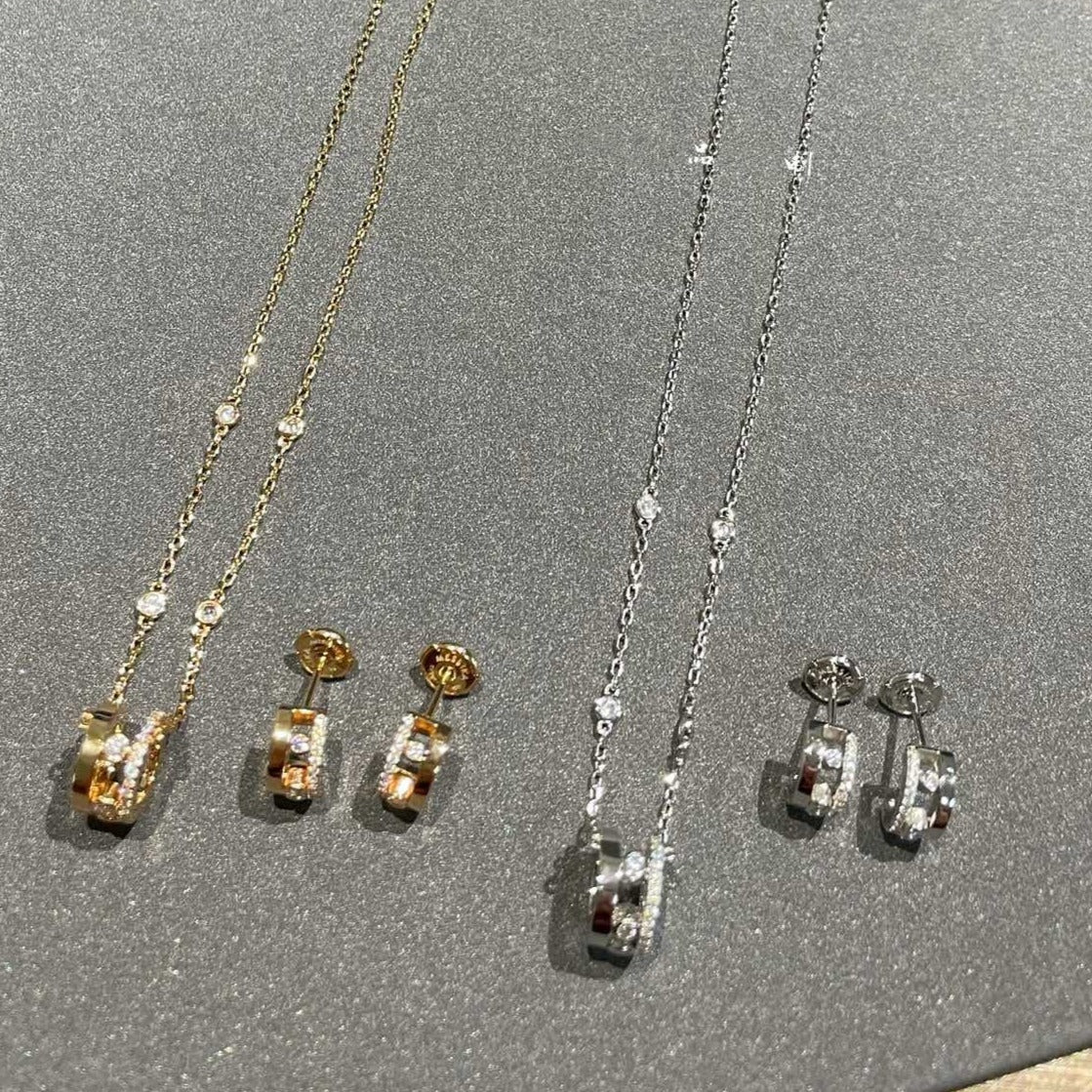 [⭐Corinne]CHAIN MOVE ROMANE PEDAND NECKLACE