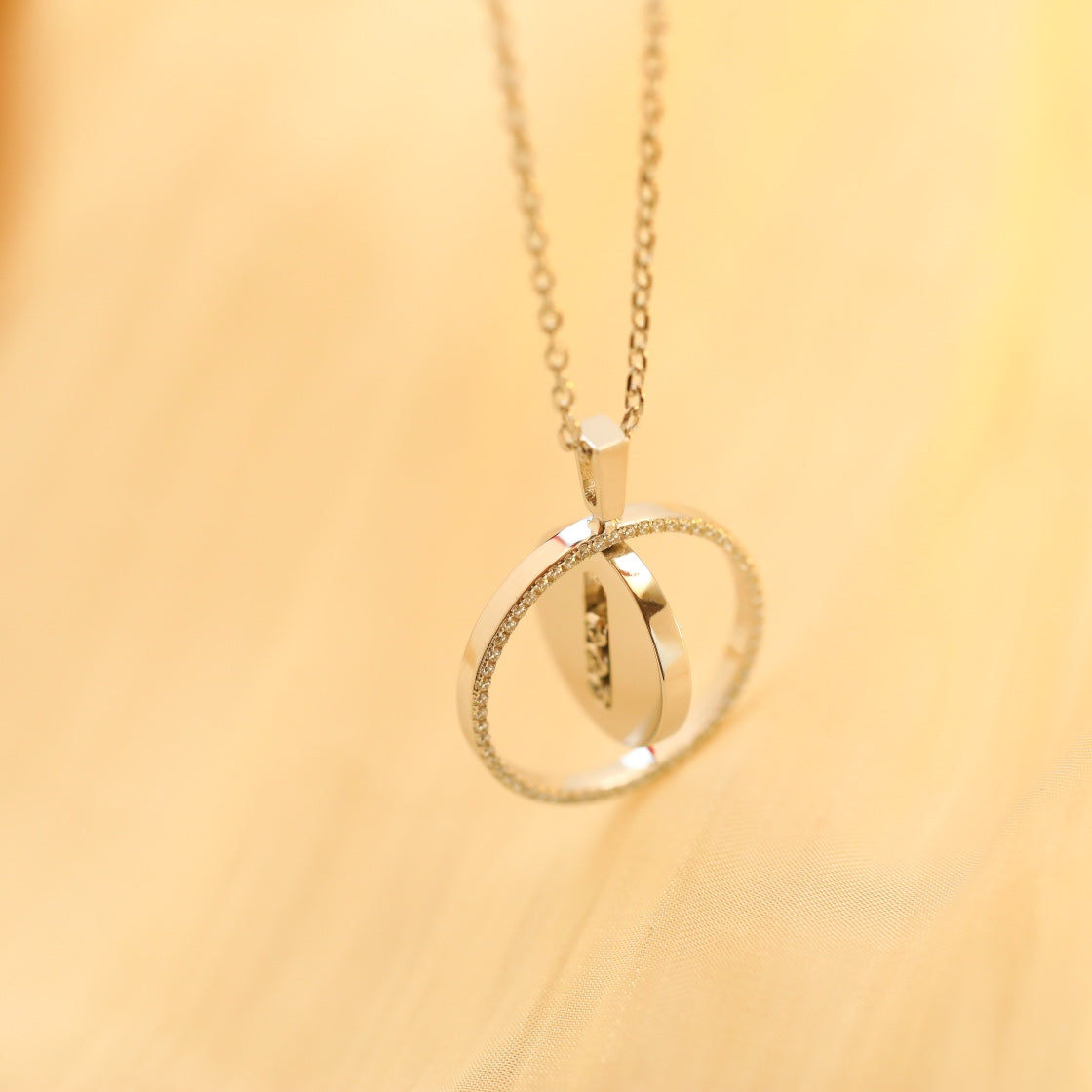 [⭐Corinne]Demo MOVE MM SILVER DIAMOND NECKLACE