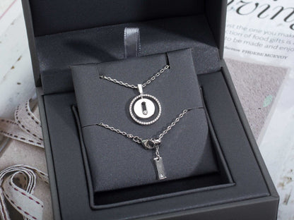 [⭐Corinne]Demo MOVE PM NECKLACE SILVER DIAMOND