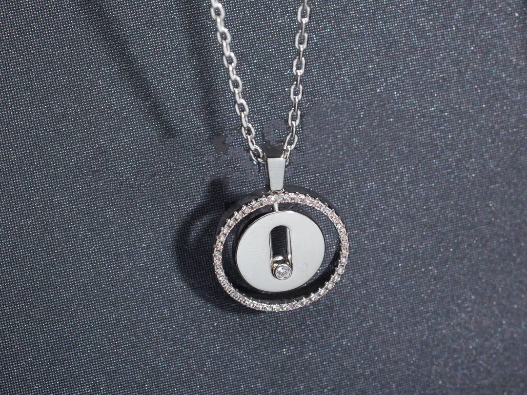 [⭐Corinne]Demo MOVE PM NECKLACE SILVER DIAMOND