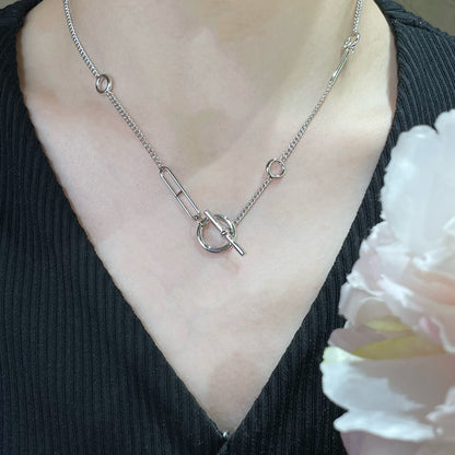 [⭐Corinne]HM STERLING CHAINE D'ANCRE HEART