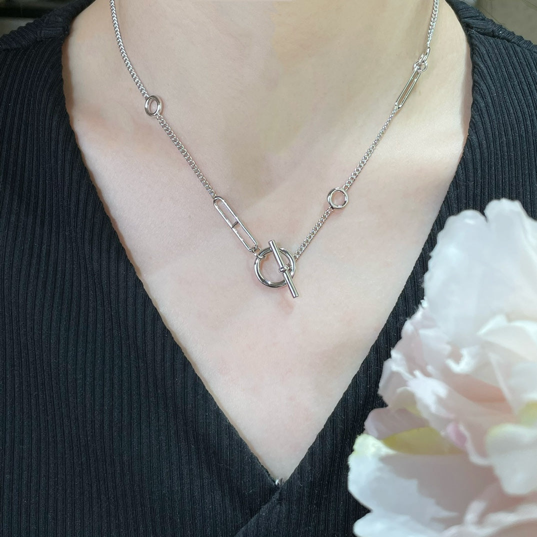 [⭐Corinne]HM STERLING CHAINE D'ANCRE HEART