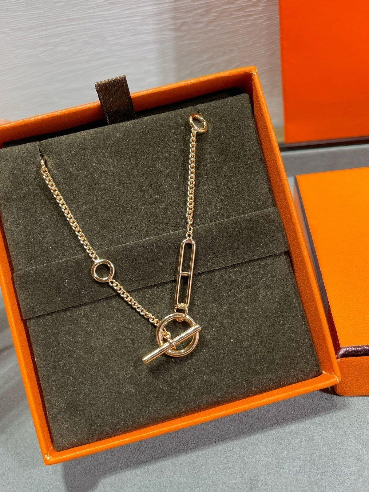 [⭐Corinne]HM STERLING CHAINE D'ANCRE HEART