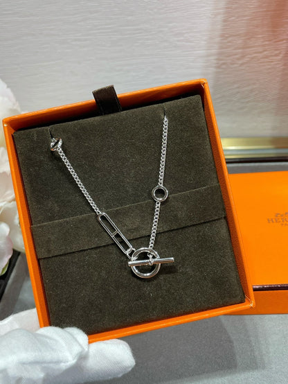[⭐Corinne]HM STERLING CHAINE D'ANCRE HEART