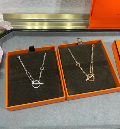 [⭐Corinne]HM STERLING CHAINE D'ANCRE HEART