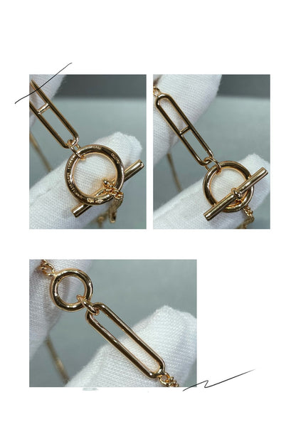 [⭐Corinne]HM STERLING CHAINE D'ANCRE HEART
