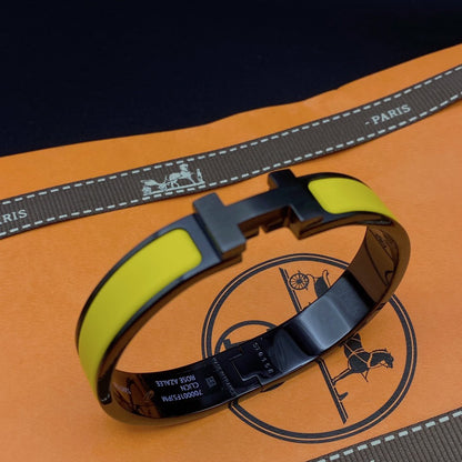 [⭐Corinne]CLIC HM SO BLACK YELLOW BRACELET