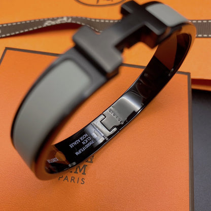 [⭐Corinne]CLIC HM SO BLACK GREY BRACELET