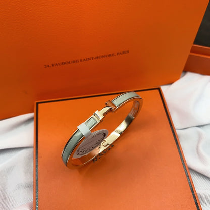 [⭐Corinne]CLASSIC HM CLIC GREEN 8MM ENAMEL BRACELET