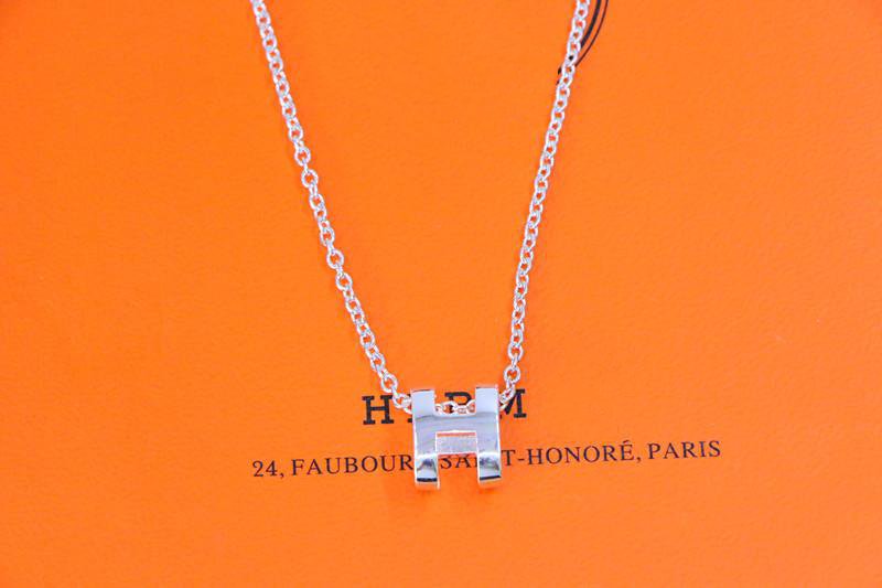 [⭐Corinne]HM NECKLACE H LETTER OVAL SERIES