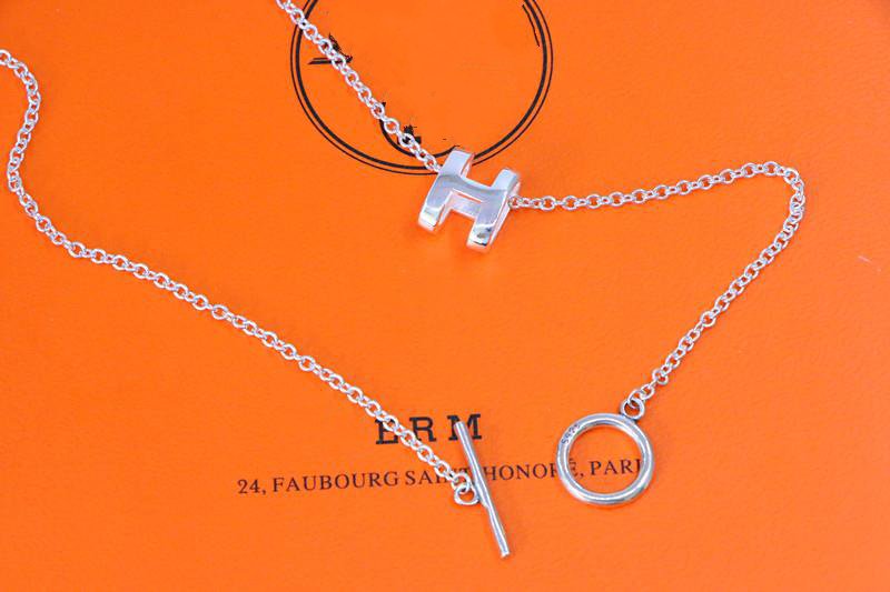 [⭐Corinne]HM NECKLACE H LETTER OVAL SERIES