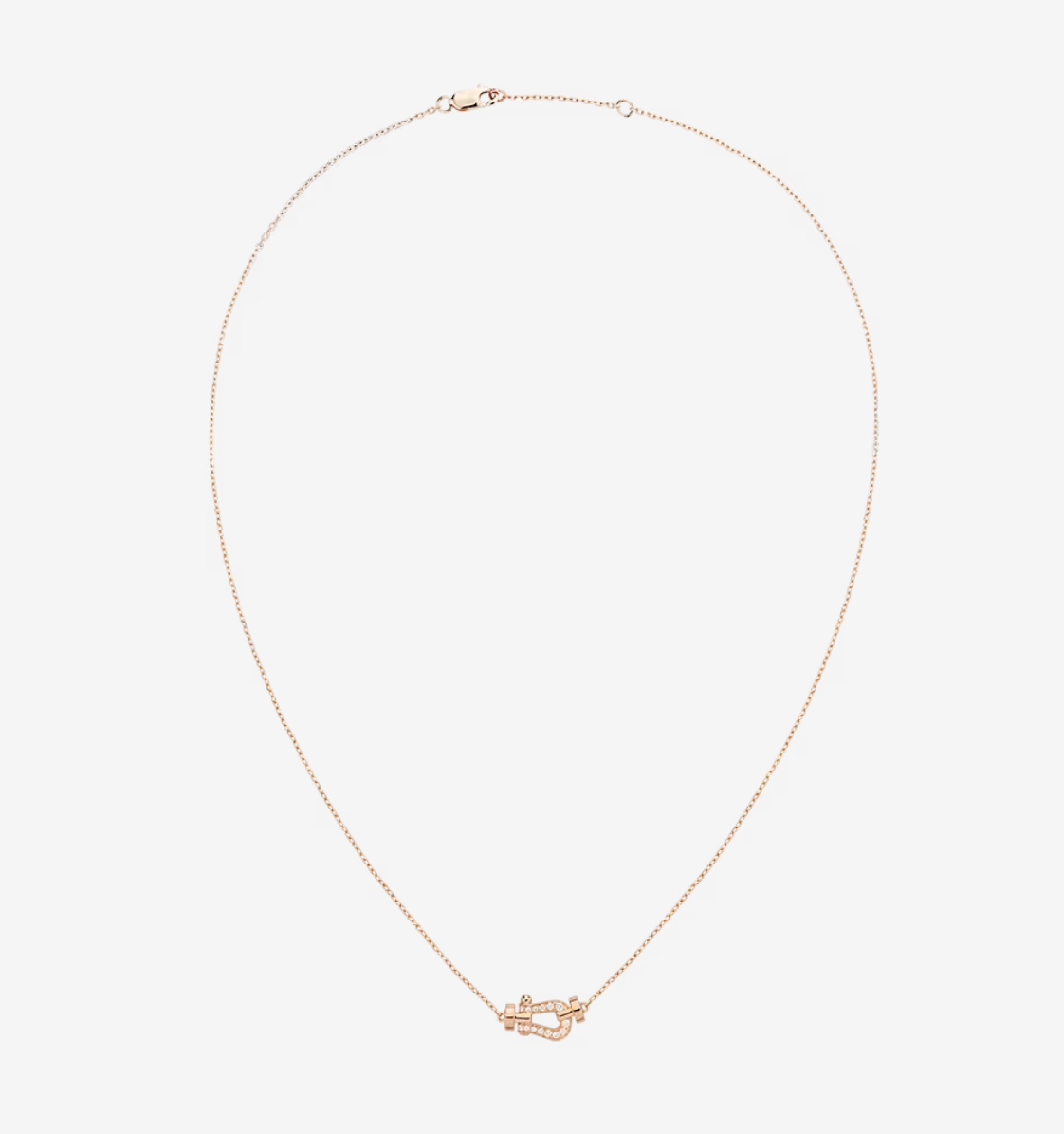 [⭐Corinne]FORCE 10 DIAMOND PINK GOLD NECKLACE MINI MODEL