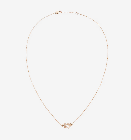 [⭐Corinne]FORCE 10 DIAMOND PINK GOLD NECKLACE MINI MODEL