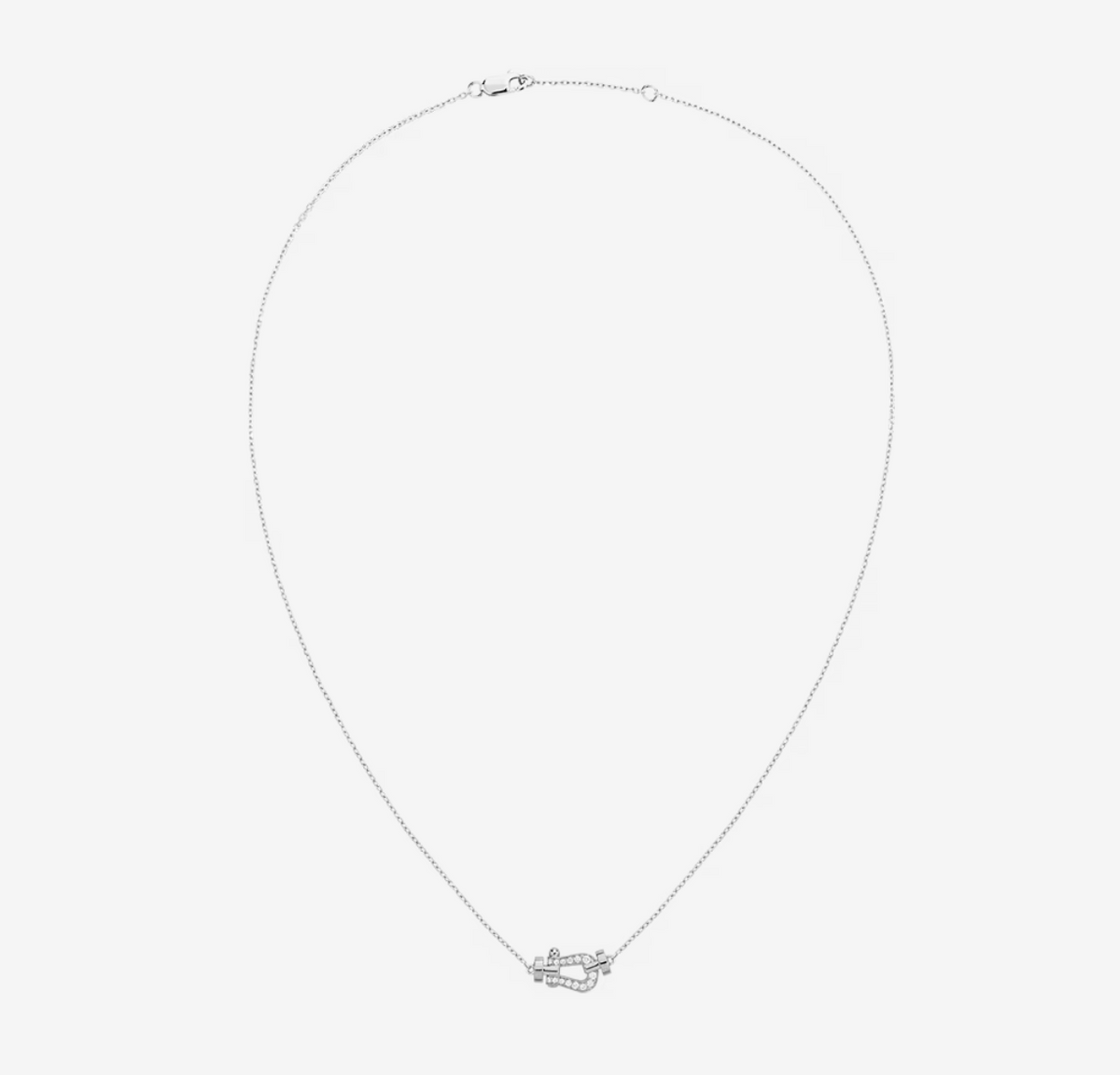 [⭐Corinne]FORCE 10 DIAMOND SILVER NECKLACE MINI MODEL
