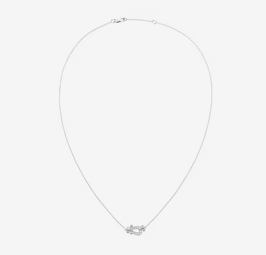 [⭐Corinne]FORCE 10 DIAMOND SILVER NECKLACE MINI MODEL