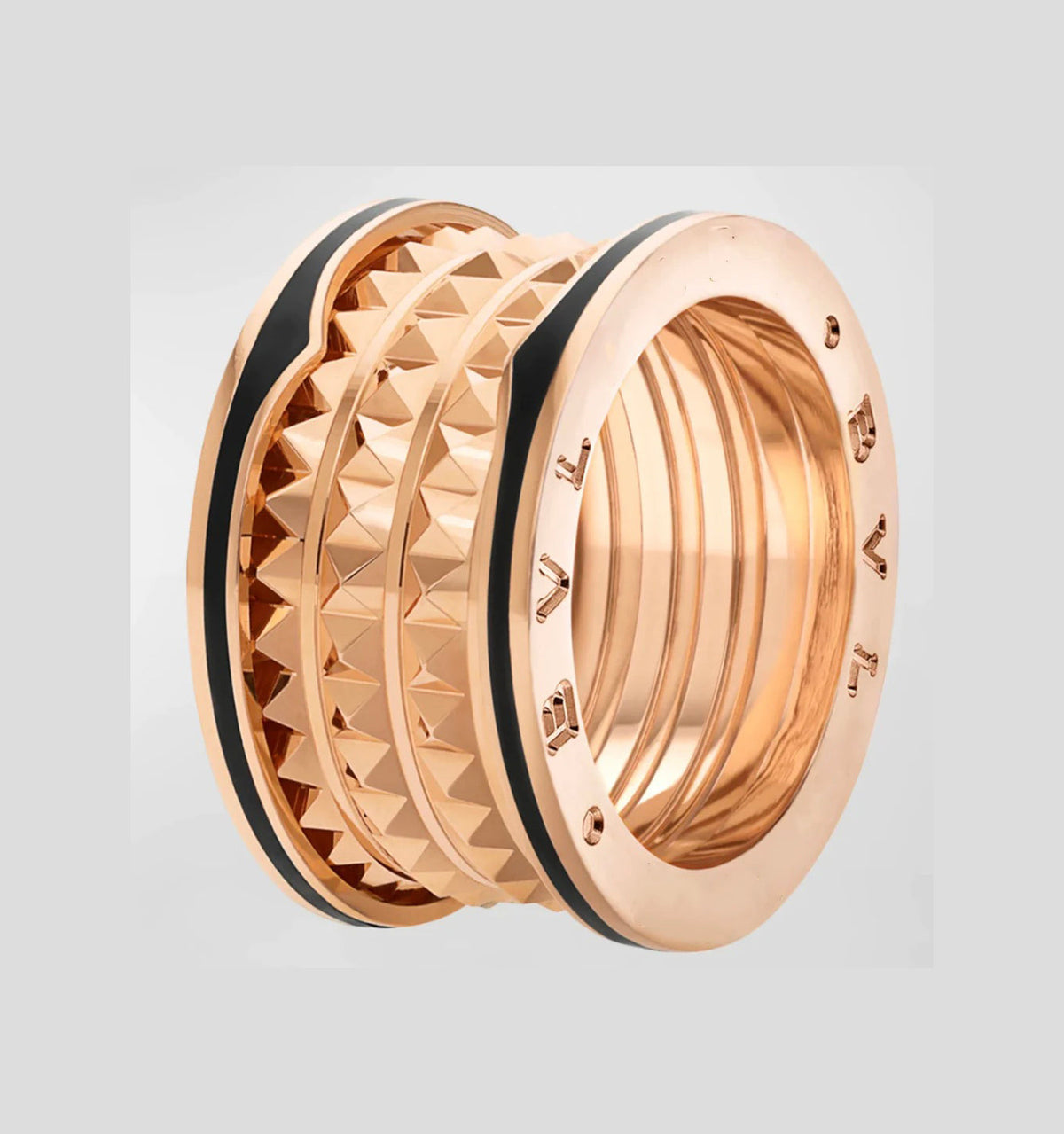 [⭐Corinne]ZERO 1 ROCK BLACK CERAMIC PINK GOLD LARGE MODEL