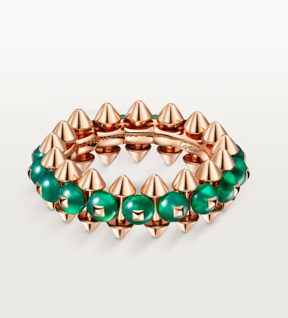 [⭐Corinne]CLASH ELEGANT ROSE GOLD RING FEATURING NATURAL AGATE