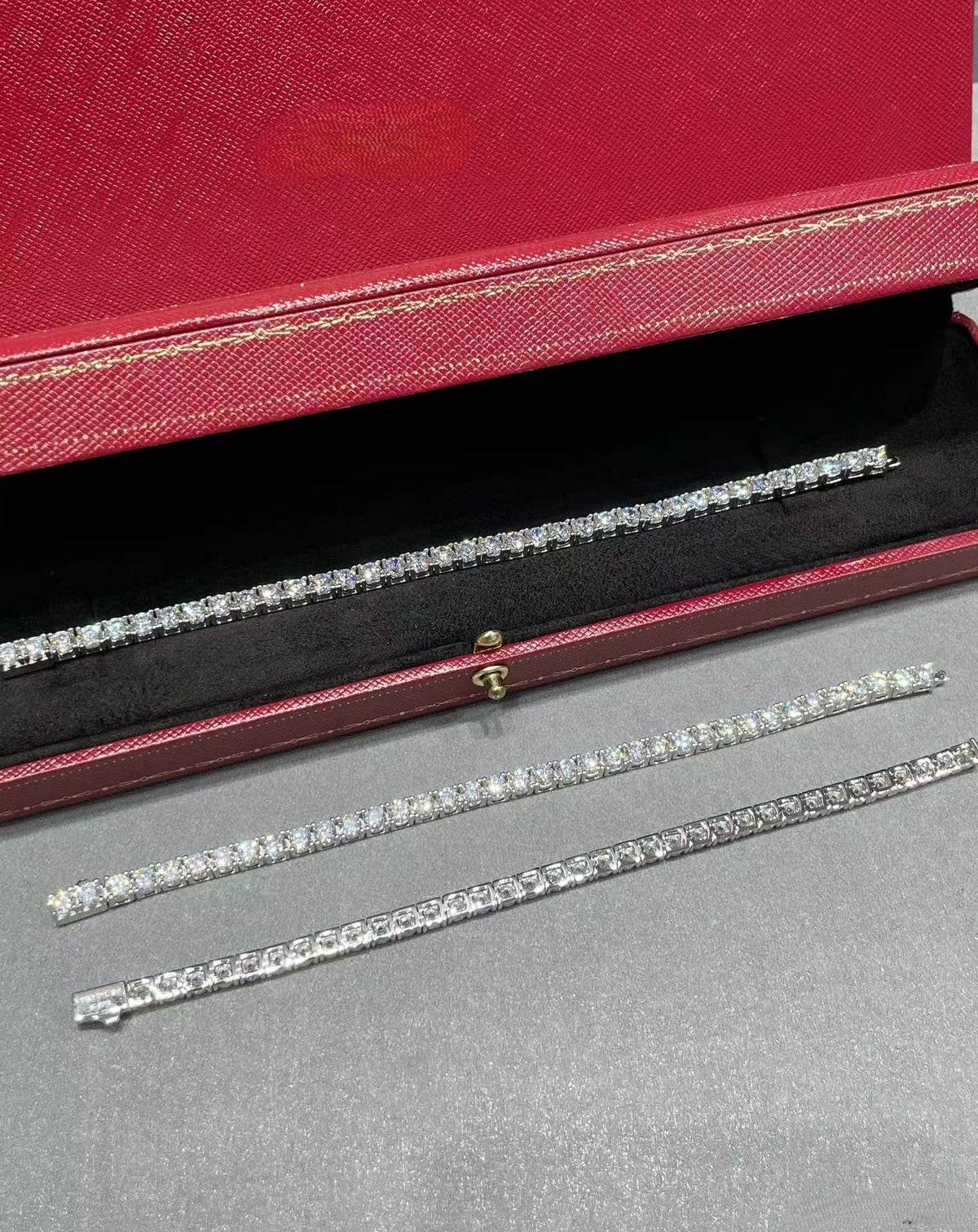 [⭐Corinne jewelrys]TENNIS BRACELET WITH FULL DIAMOND SETTING